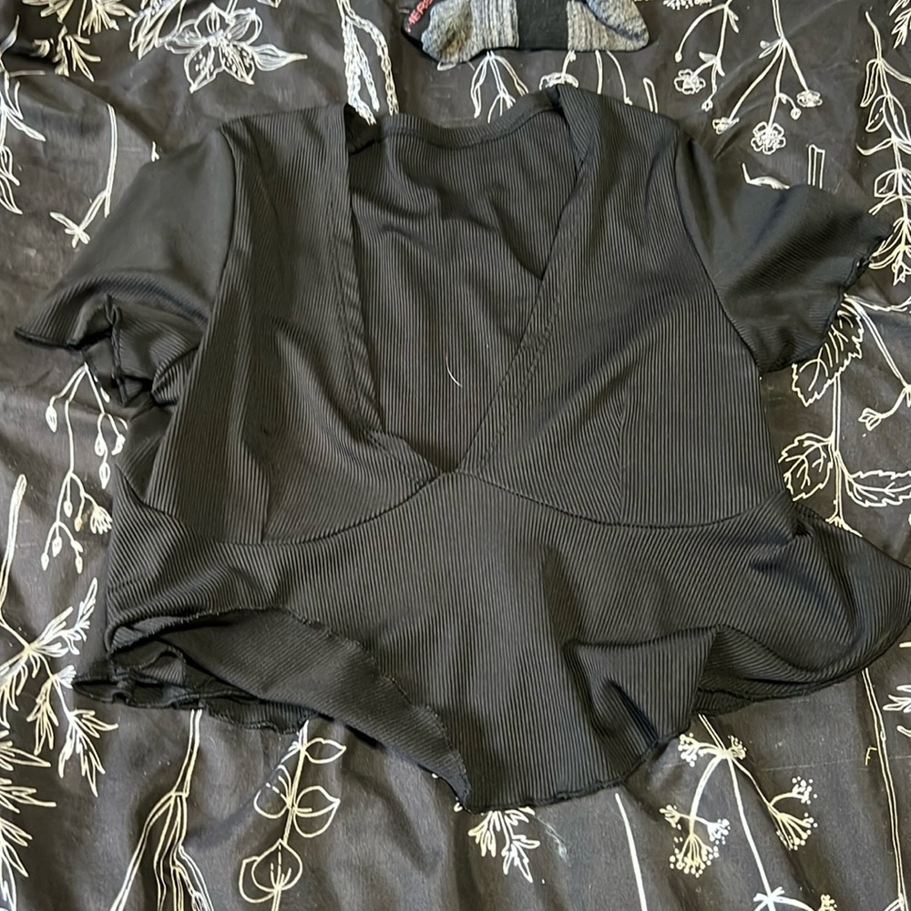 Black baby doll short sleeve